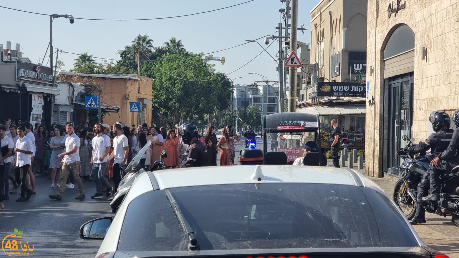 يافا: مسيرة ضخمة للمستوطنين تحت حراسة الشرطة